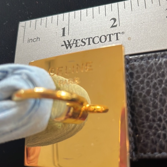 Celine Paris Vintage Toggle Belt XS - Picture 10 of 10